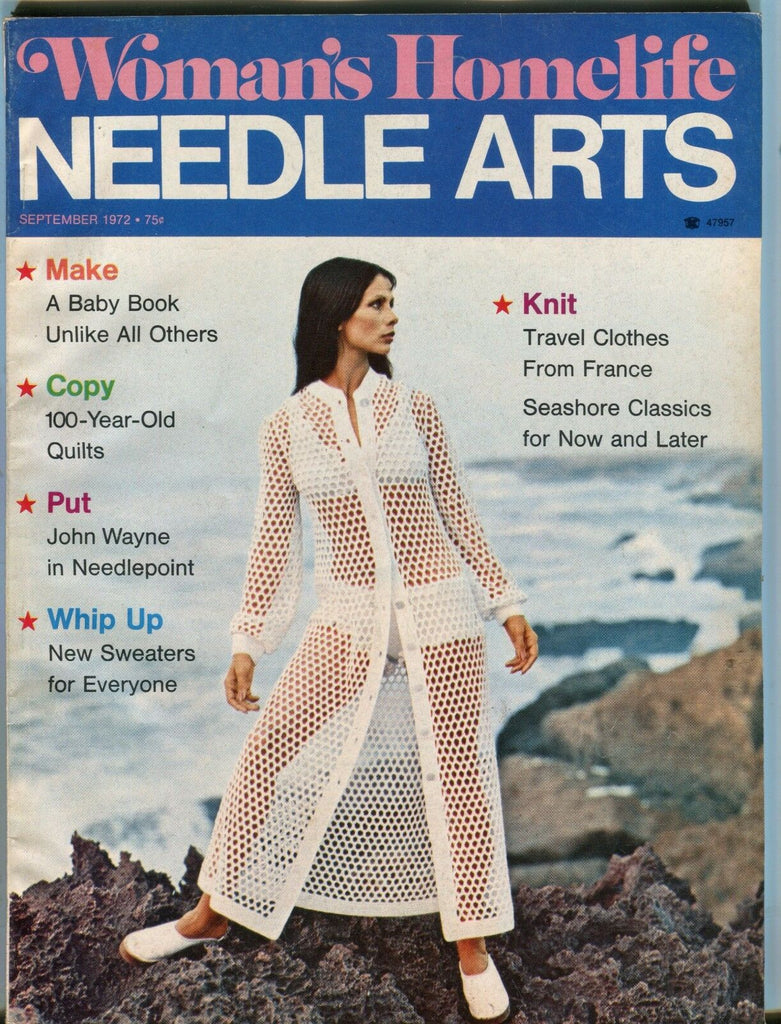 Woman's Homelife Needle Arts September 1972 VG 050117nonjhe
