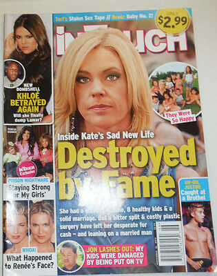 Intouch Magazine Kate Gosselin & Khloe Kardashian November 2013 NO ML 121714R
