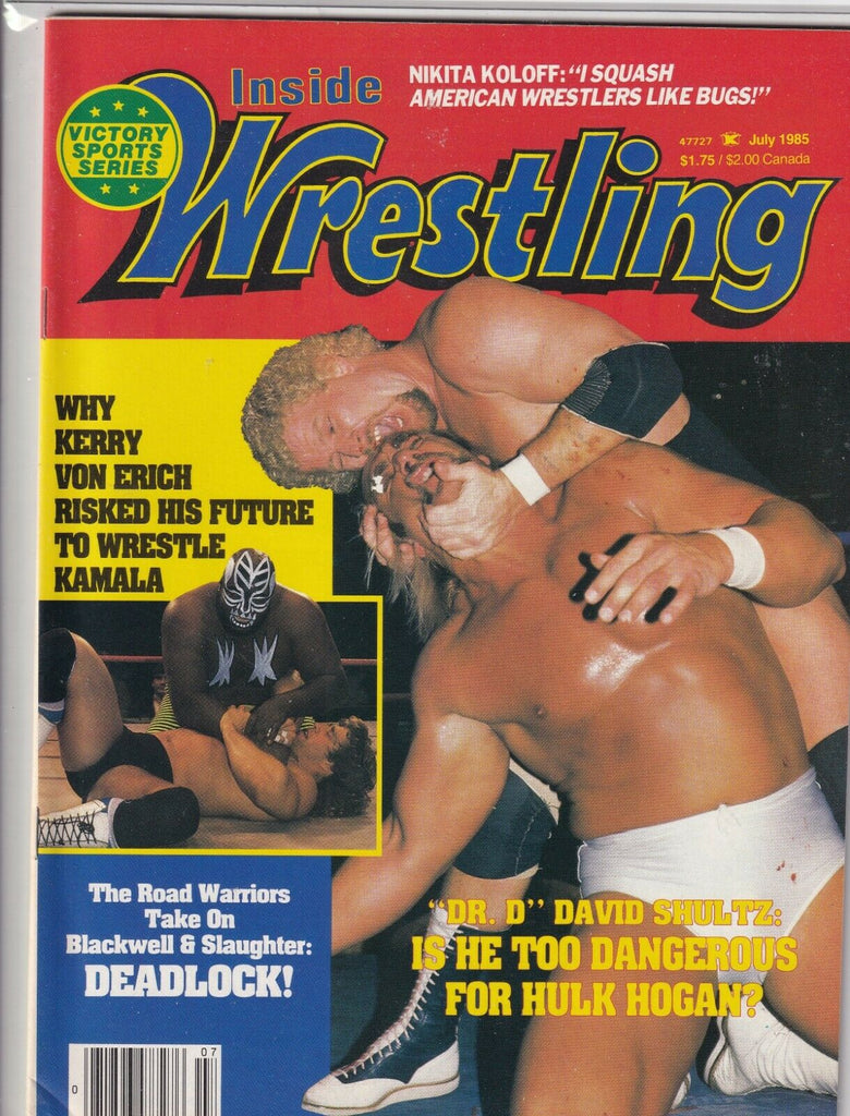 Inside Wrestling Kerry Von Erich Road Warriors July 1985 061919nonr