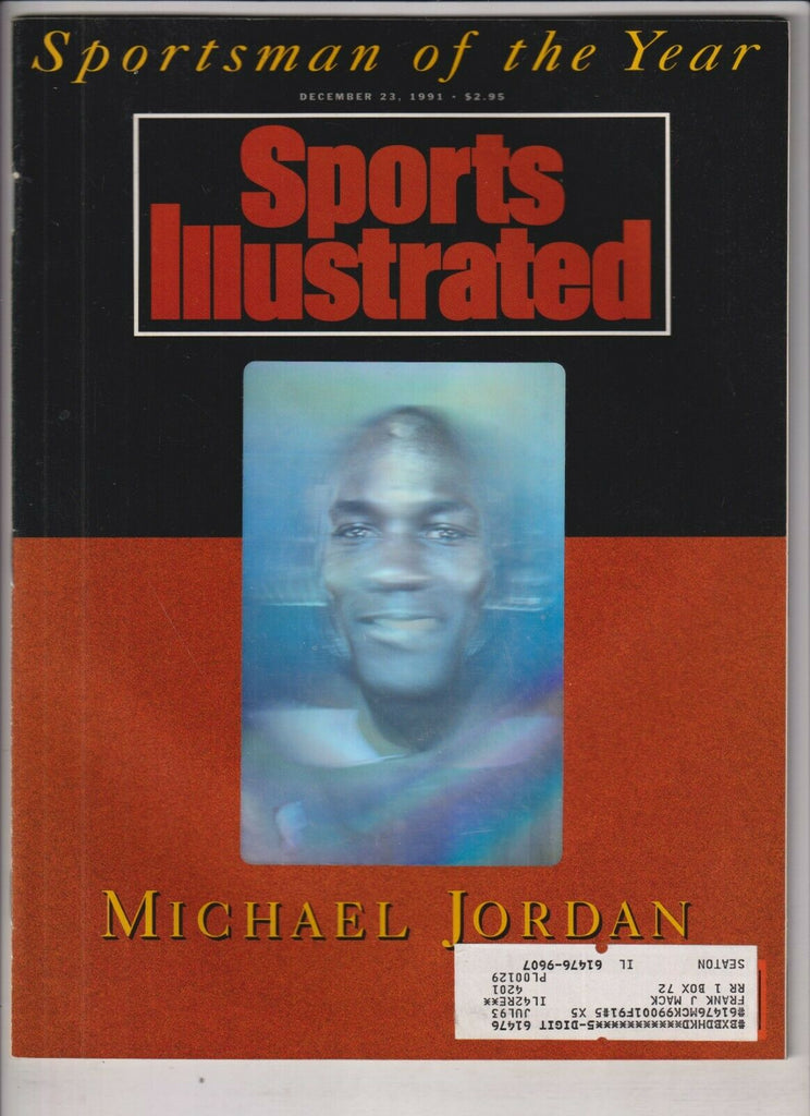 Sports Illustrated Michael Jordan Sportsman December 23, 1991 021420nonr
