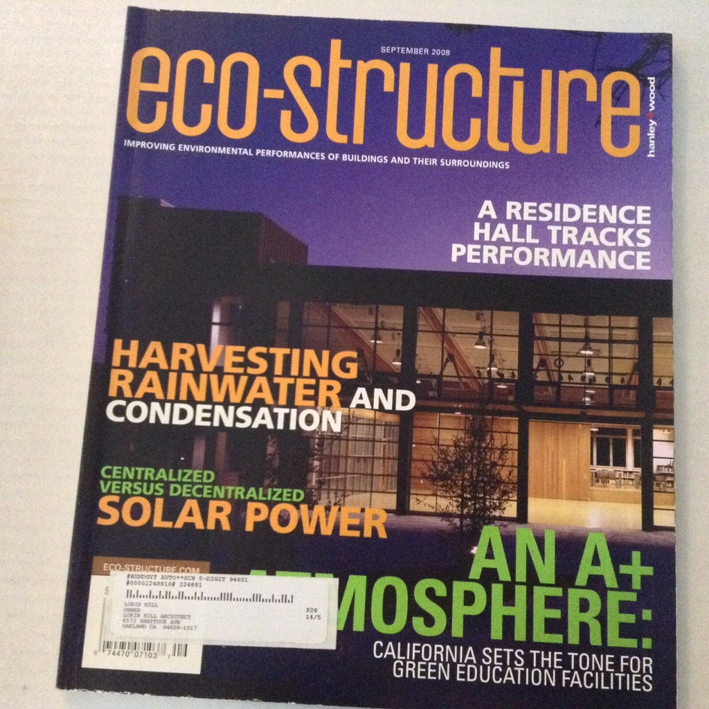 Eco-Structure Magazine Harvesting Rainwater September 2008 070117nonrh