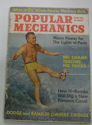 Popular Mechanics Magazine Ski Champ Teaches His Tricks June 1964 081515R
