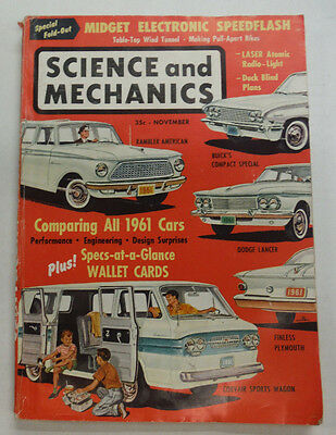 Science & Mechanics Magazine Corvair Sports Wagon November 1960 050515R