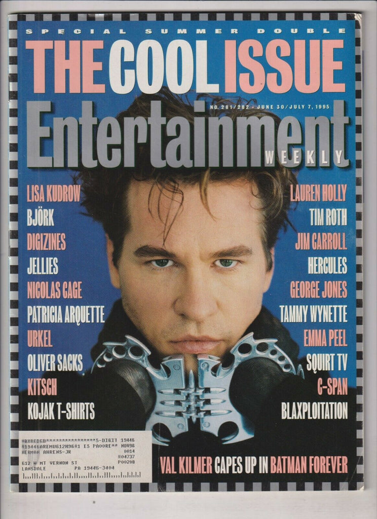 Entertainment Weekly Lisa Kudrow Val Kilmer June 30/July 7, 1995 021720nonr