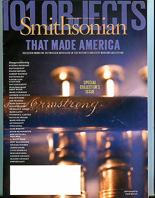 Smithsonian Magazine November 2013 Objects That Made America EX 040816jhe