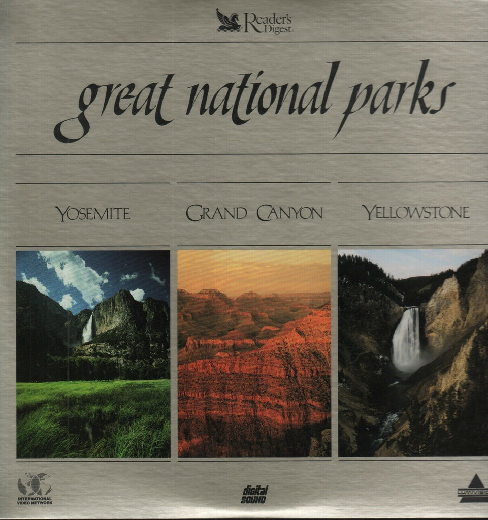 Great National Parks Reader's Digest Lumivision 1989 Laser Disc 110718AMLD
