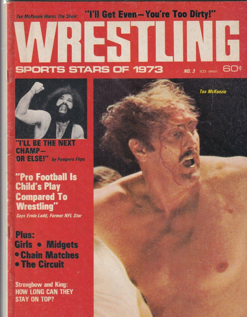 Wrestling Sports Stars Of 1973 Tex McKenzie Ernie Ladd No.3 061419nonr