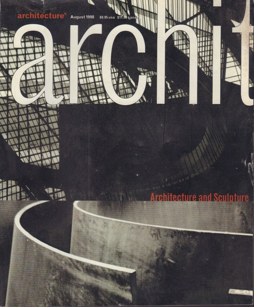 Architecture Magazine August 1998 Sculpture 083017nonjhe