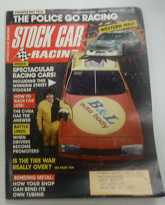 Stock Car Racing Magazine The Police Go Racing October 1989 061215R