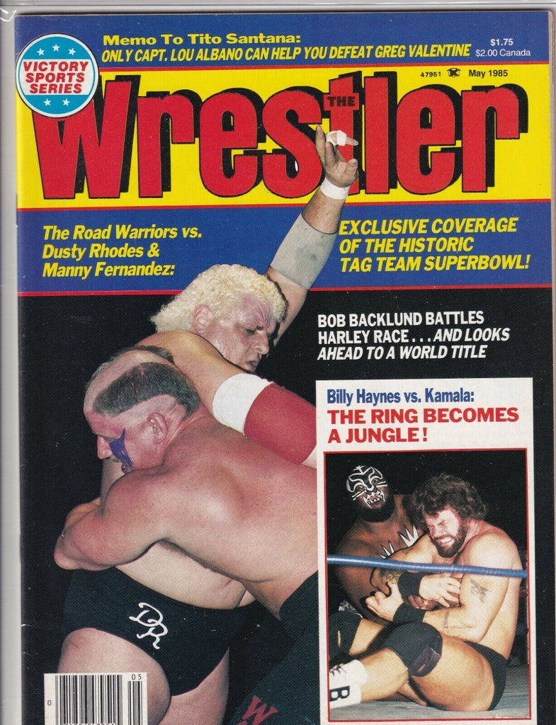 The Wrestler Magazine Dusty Rhodes Road Warriors May 1985 061719nonr