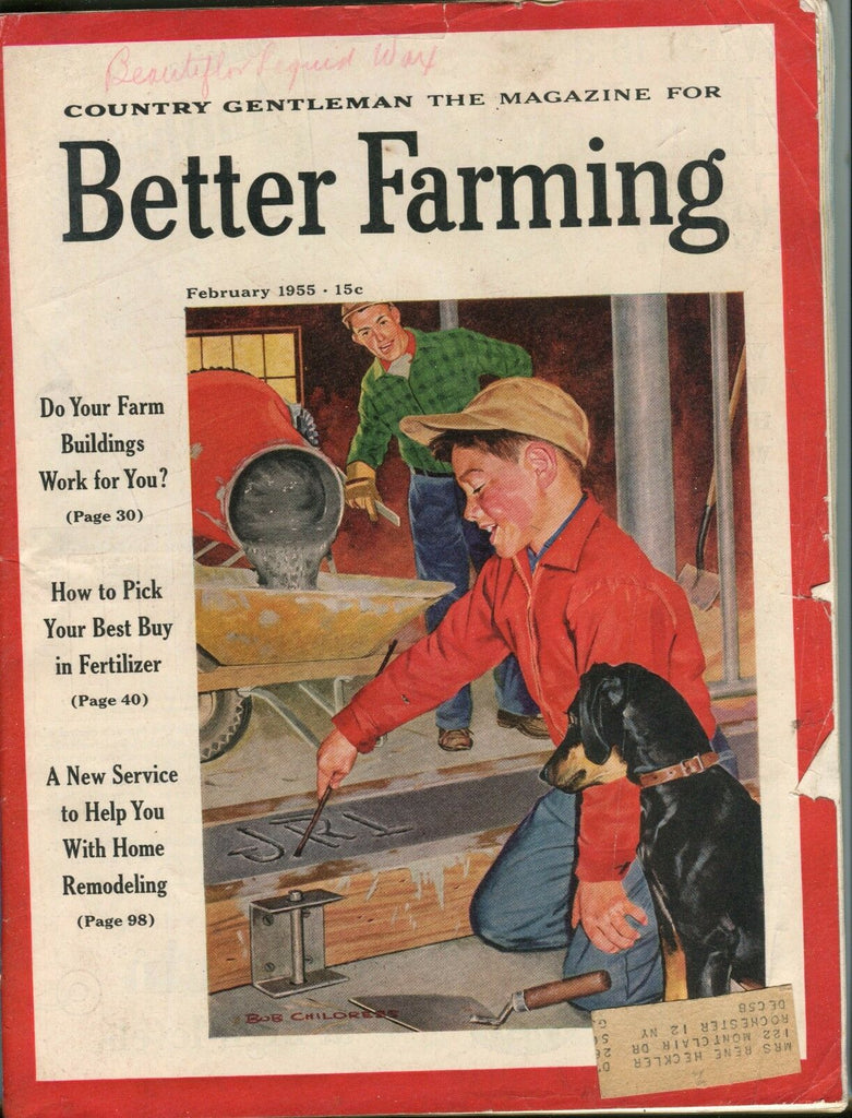 Better Farming Magazine February 1955 GD w/ML 043017nonjhe