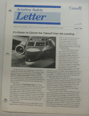 Aviation Safety Letter Magazine It's Easier To Cancel The Takeoff 1990 061115R