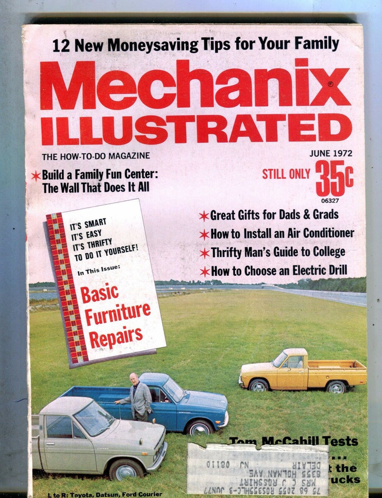 Mechanix Illustrated Magazine June 1972 Tom McCahill Toyota Datsun 062817nonjhe