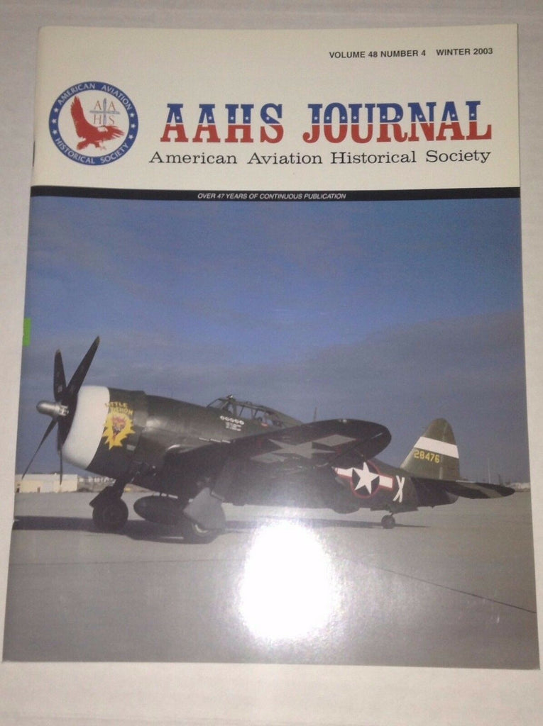 AAHS Journal Airplane Magazine The Red Rippers Winter 2003 121316rh2