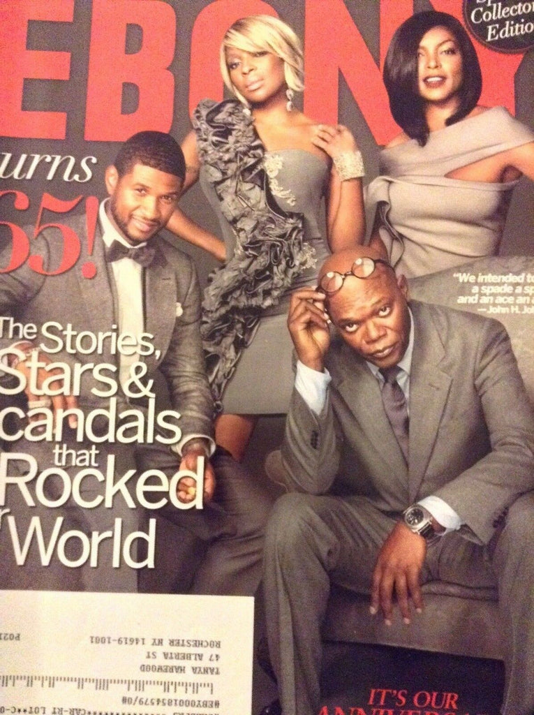 Ebony Magazine Usher Taraji P Henson Samule Jackson November 2010 111518nonrh