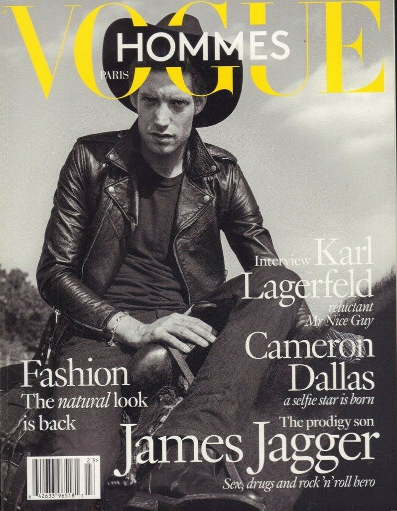 Vogue Hommes Paris Spring Summer 2015 James Jagger Karl Lagerfeld 012319DBF
