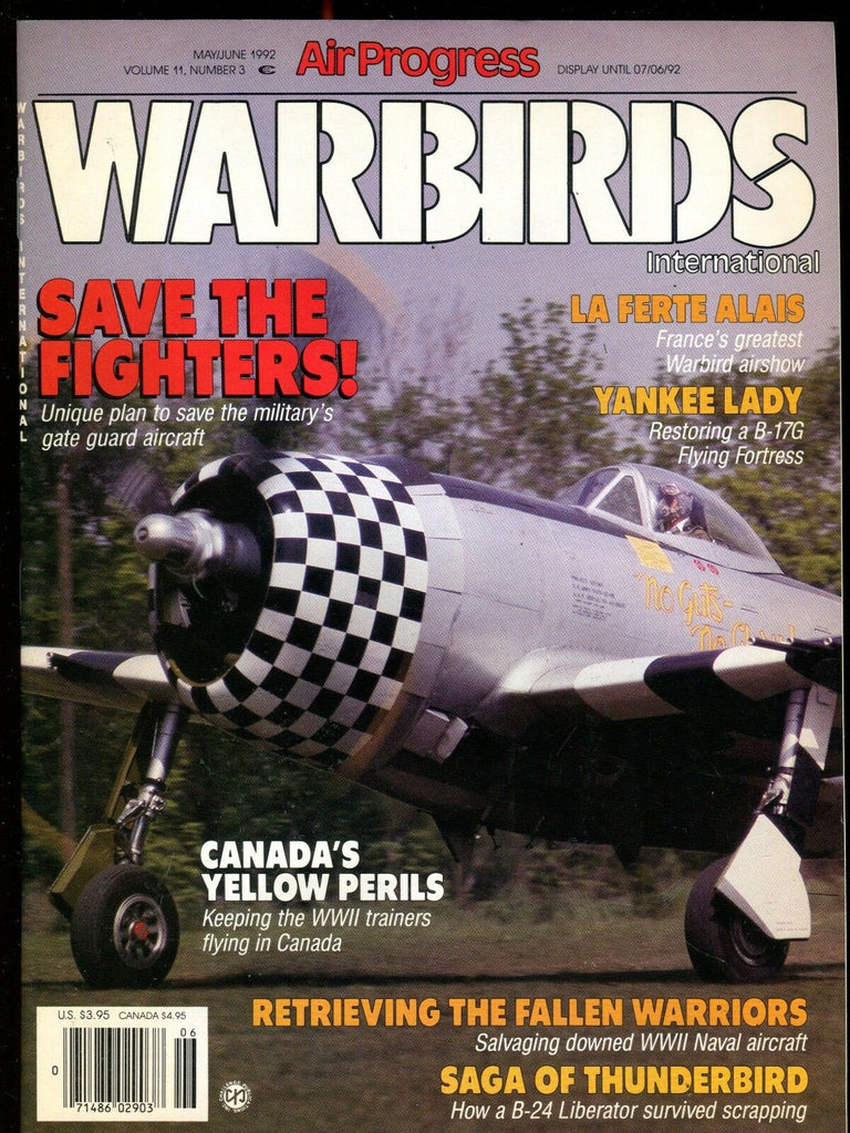Air Progress Warbirds Magazine May/June 1992 Yellow Perils EX No ML 120716jhe