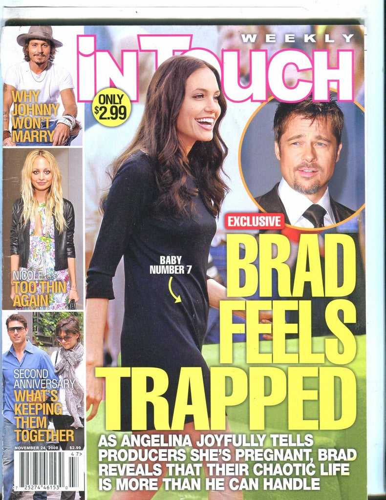 In Touch Weekly Magazine November 24 2008 Angelina Jolie EX No ML 050817nonjhe