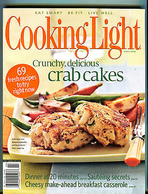 Cooking Light Magazine April 2008 Crab Cakes EX 062416jhe