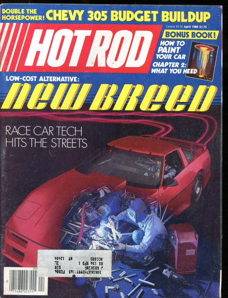 Hot Rod Magazine April 1985 Race Car Tech VG w/ML 113016jhe