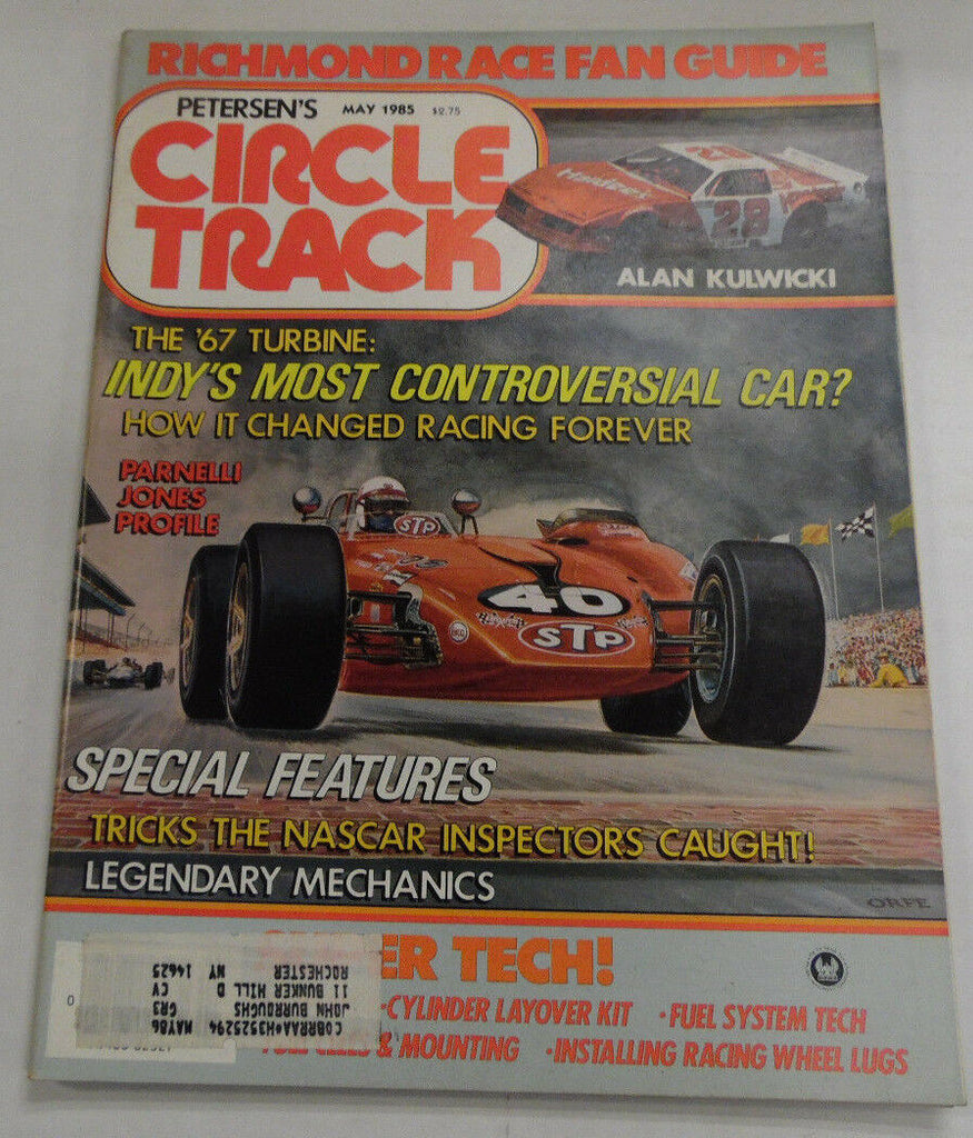Circle Track Magazine Parnelli Jones Profile Nascar May 1985 040317nonr
