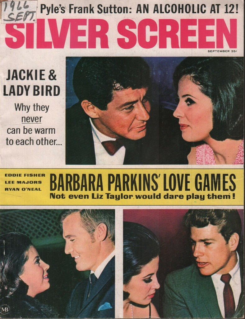 Silver Screen September 1966 Jackie Kennedy Barbara Parkins 072219AME