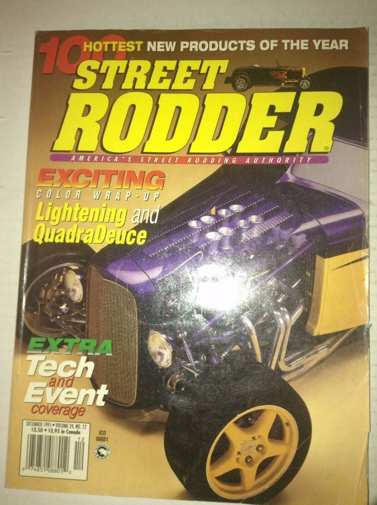 Street Rodder Magazine Lightening And QuadraDeuce December 1995 042117nonrh