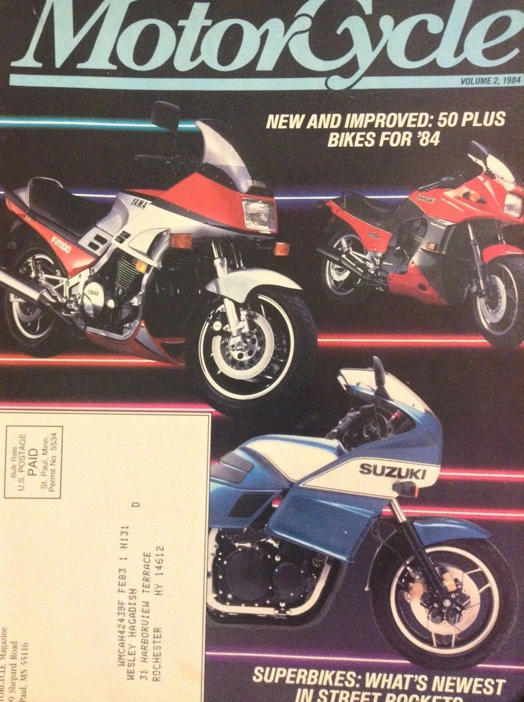 Motorcycle Magazine 50 Plus Bikes For 1984 071718nonrh