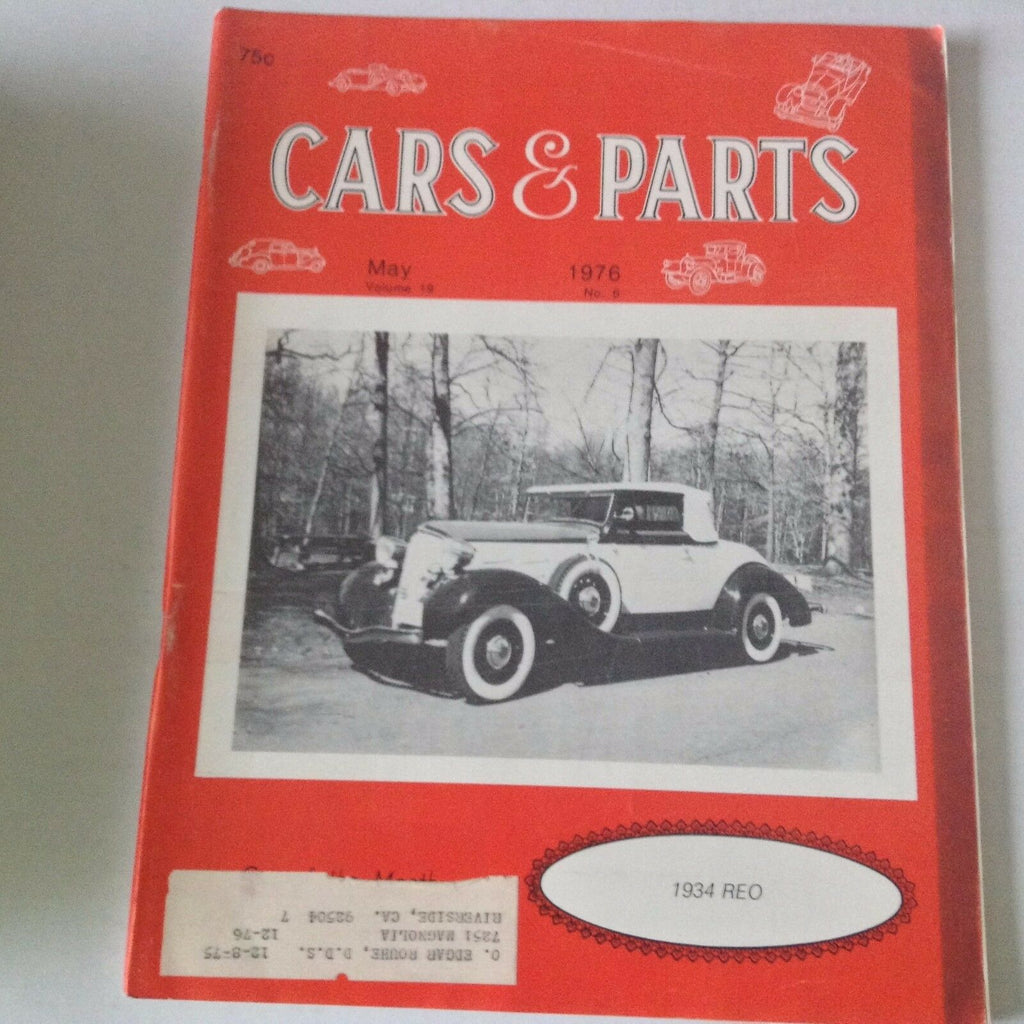 Cars & Parts Magazine 1934 Reo May 1976 052917nonrh