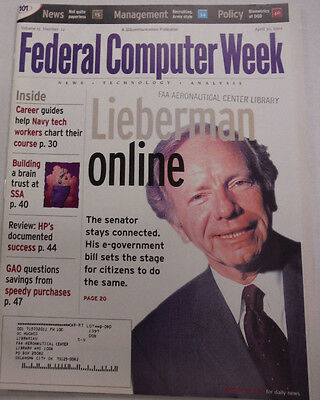 Federal Computer Week Magazine Lieberman Online April 2001 071515R
