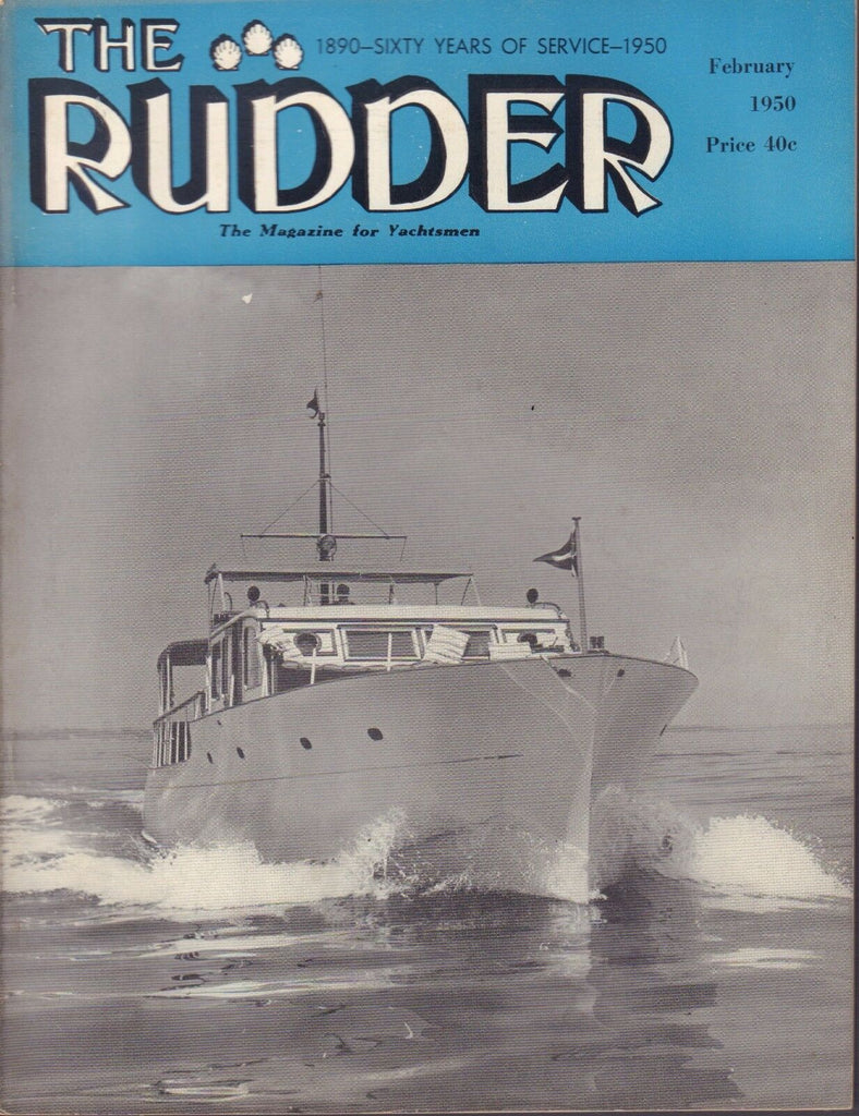 The Rudder February 1950 18' Aluminum Outboard Cruiser 032217nonDBE2