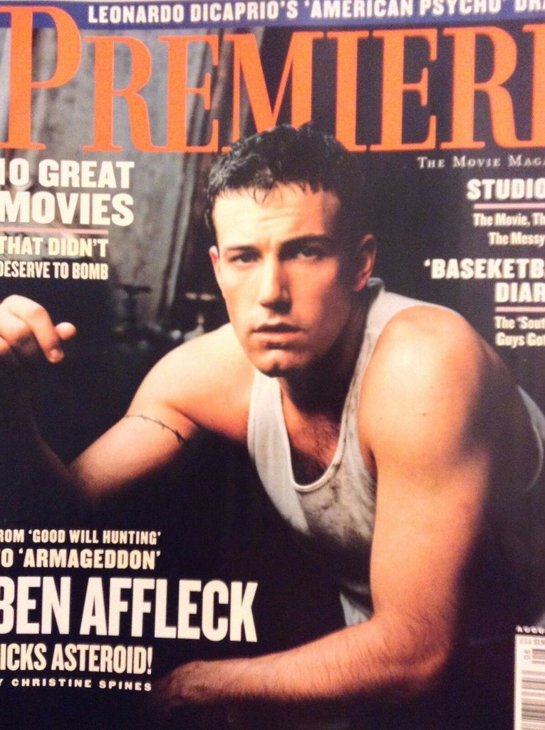 Premiere Magazine Ben Affleck Studio 54 August 1998 NO ML 121017nonrh