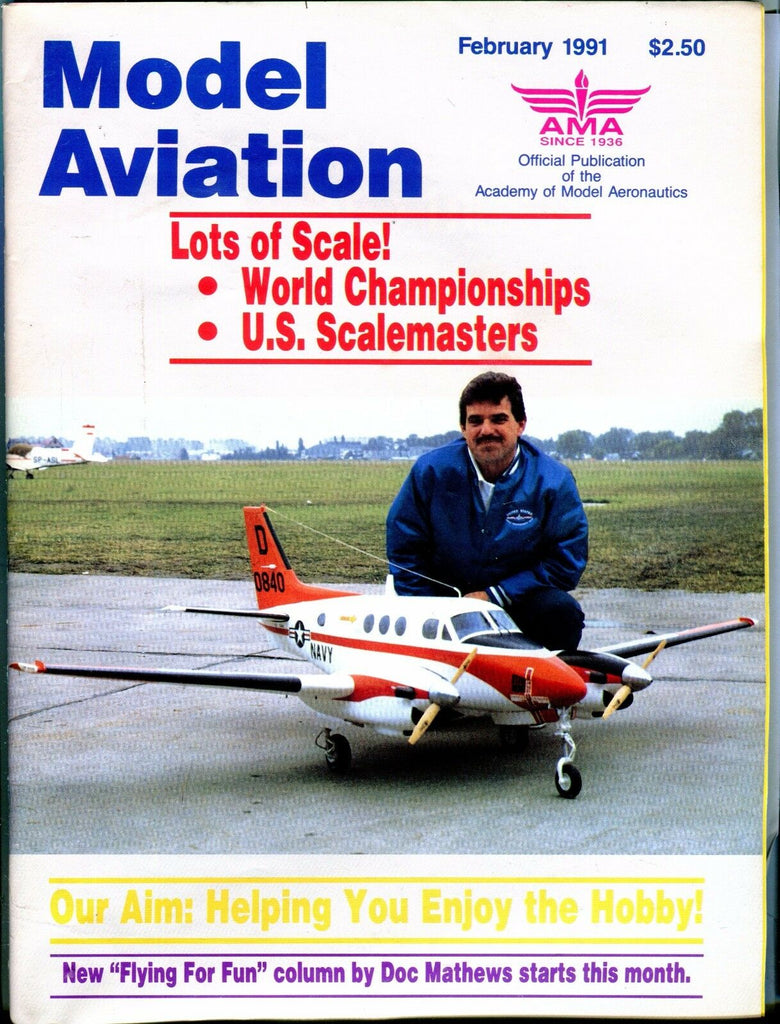 Model Aviation Magazine February 1991 Ramon Torres EX No ML 022317nonjhe