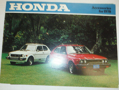 Honda Magazine Accessories For 1978 Brochure 021715R