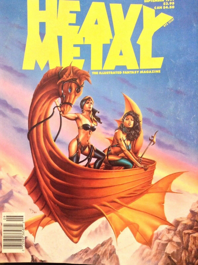 Heavy Metal Magazine Artist Les Edwards September 1991 121417nonrh