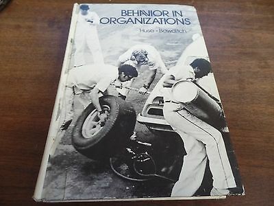 Behavior in Organizations Huse Bowditch 1973 500pgs Ex-FAA Library 011316ame2