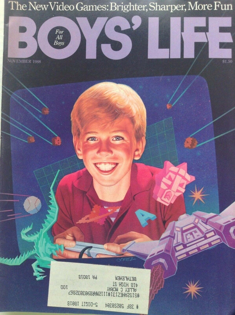 Boys' Life Magazine New Video Games November 1988 091417nonrh