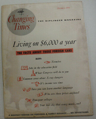 Changing Times Magazine The Facts About Those Foreign Cars February 1959 012715R