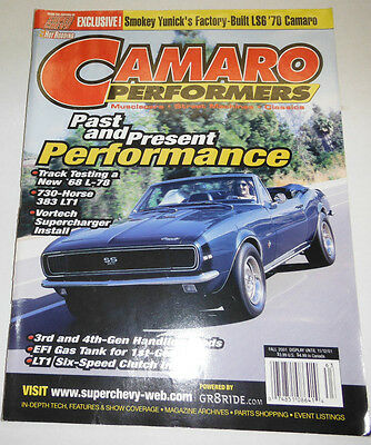 Camaro Performers Magazine Track Testing A New '68 L-78 Fall 2001 081914R