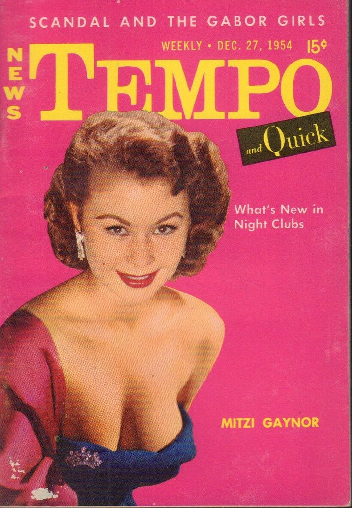 New Tempo & Quick December 27 1954 Mitzi Gaynor Cheesecake Pinup 091218AME2