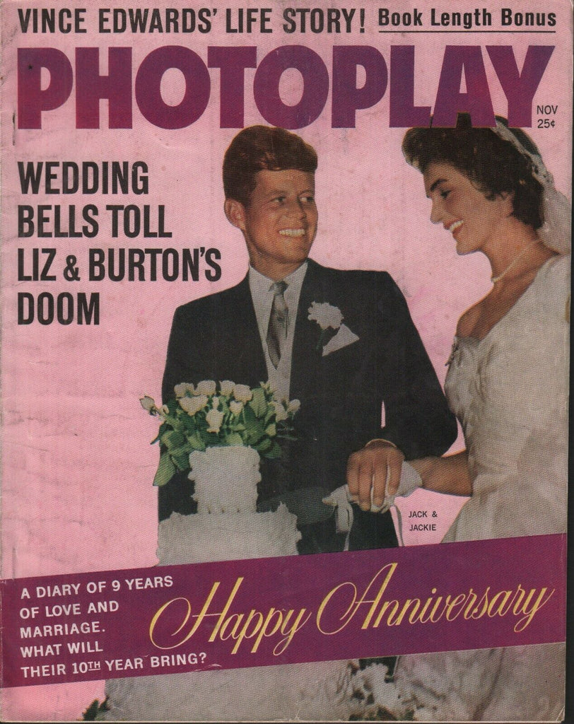 Photoplay November 1962 John F Jackie Kennedy Anniversary Issue 062019AME2