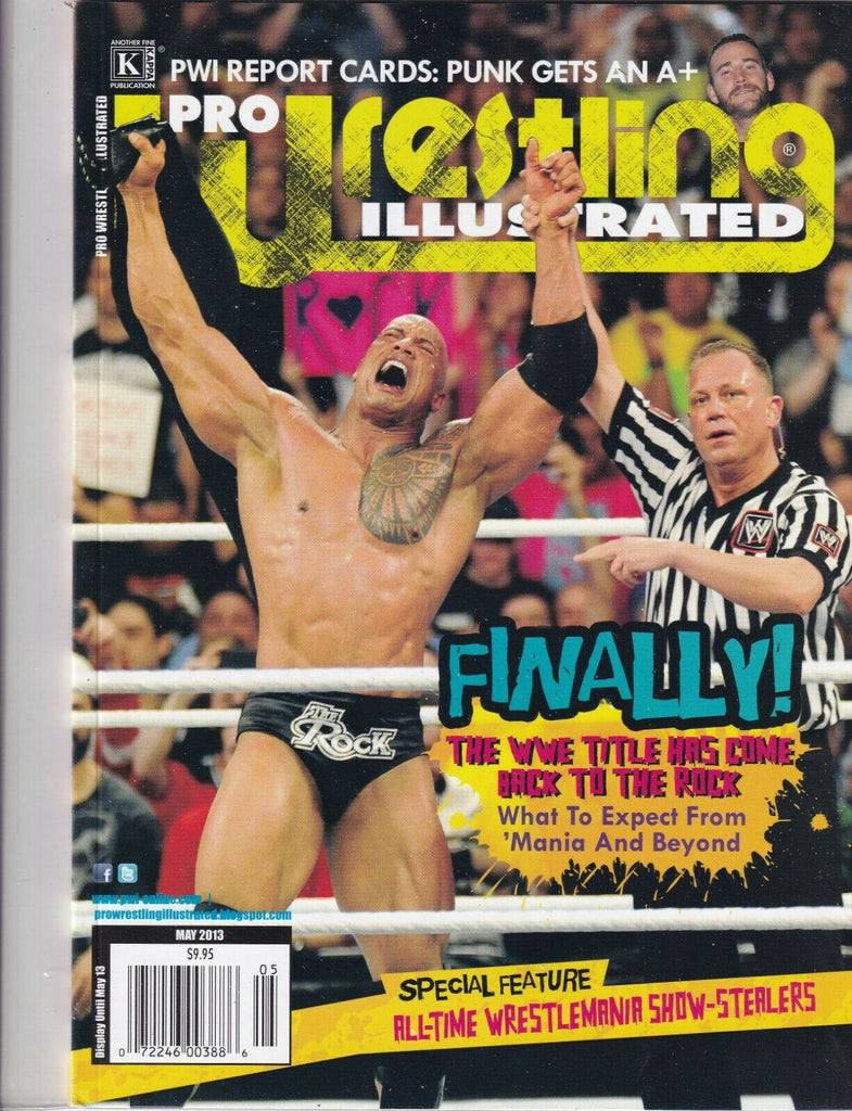 Pro Wrestling Illustrated The Rock Cm Punk May 2013 061019nonr