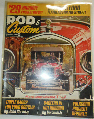 Rod & Custom Magazine Triple Carbs For Your Corvair February 1970 EXC 030215r
