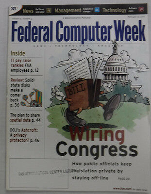 Federal Computer Week Magazine Wiring Congress February 2001 071415R
