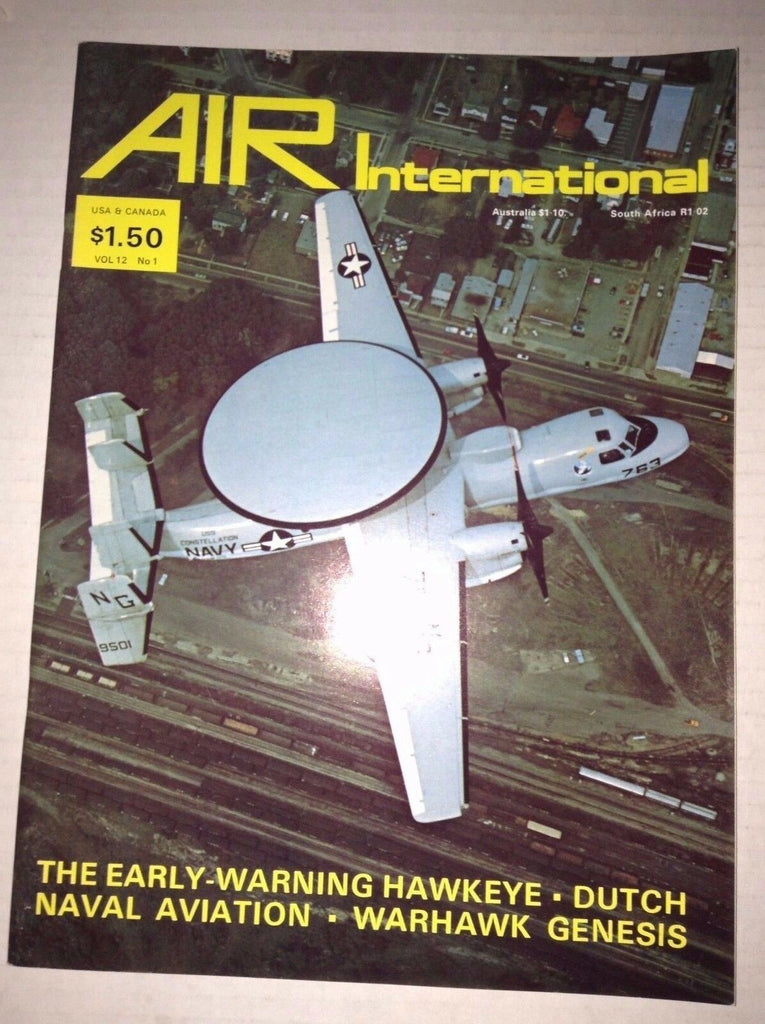 Air International Plane Magazine Early Warning Hawkeye January 1977 120716rh2