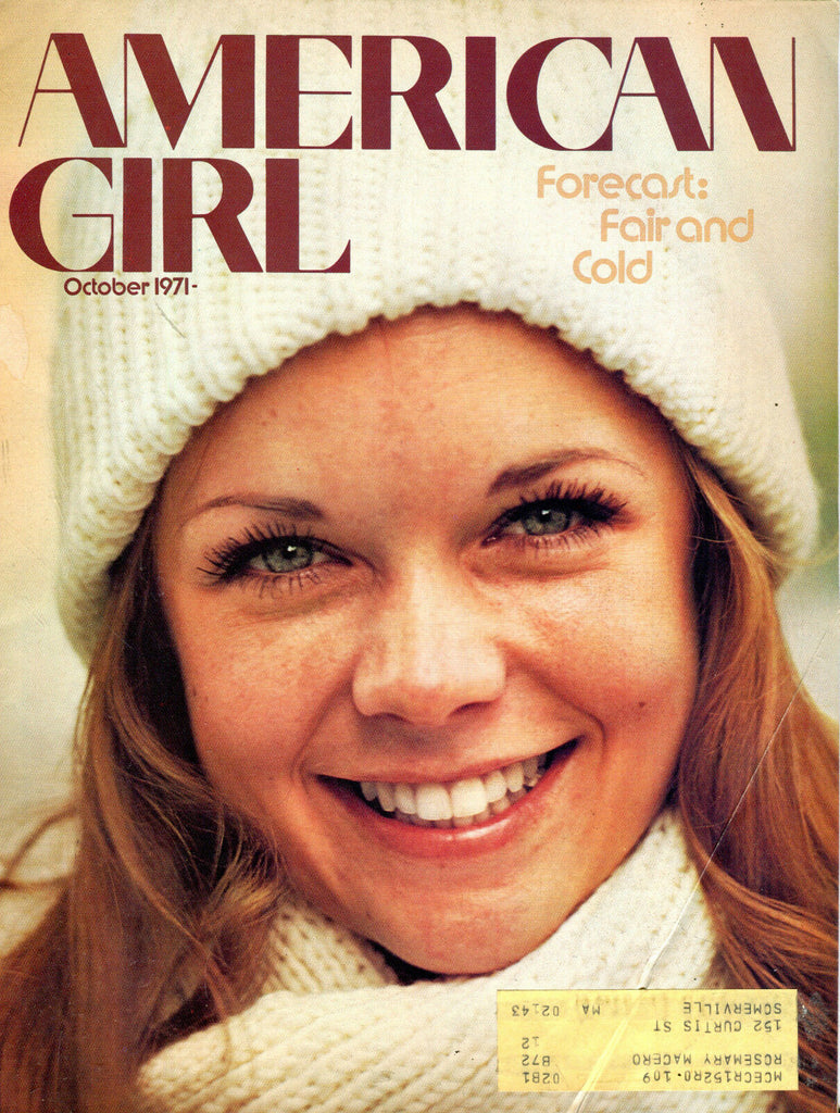 American Girl Magazine October 1971 Fair & Cold EX 082416jhe