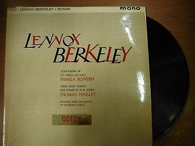 33 RPM Vinyl Lennox Berkeley Songs Mono Odeon Records PDLP1209 LP 042415SM