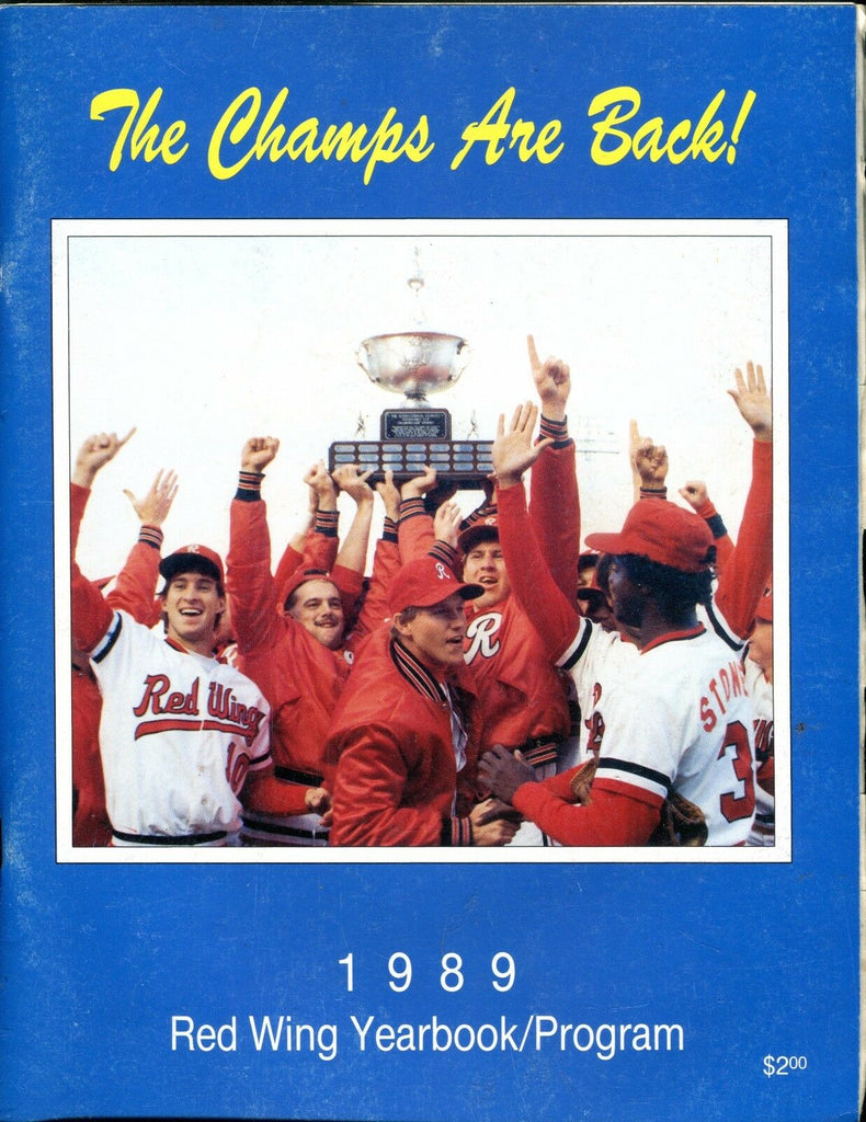 Rochester Red Wings Yearbook/Program 1989 EX No ML 051117nonjhe