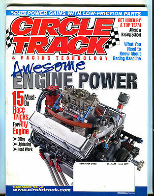 Circle Track & Racing Technology Magazine December 2003 EX 052016jhe