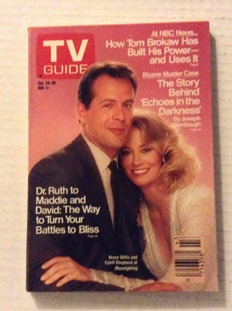 Tv Guide Magazine Bruce Willis Cybill Shepherd October 24-30 1987 021417RH